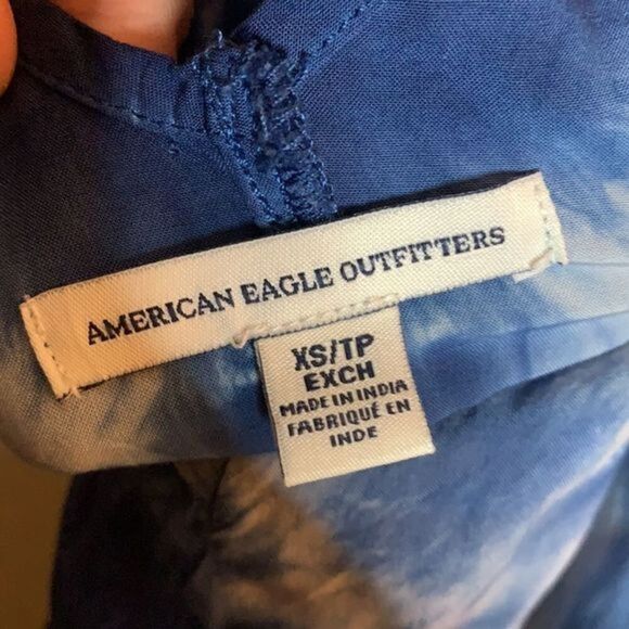 American Eagle Blue Tie-Dye Dress - Picture 5 of 5